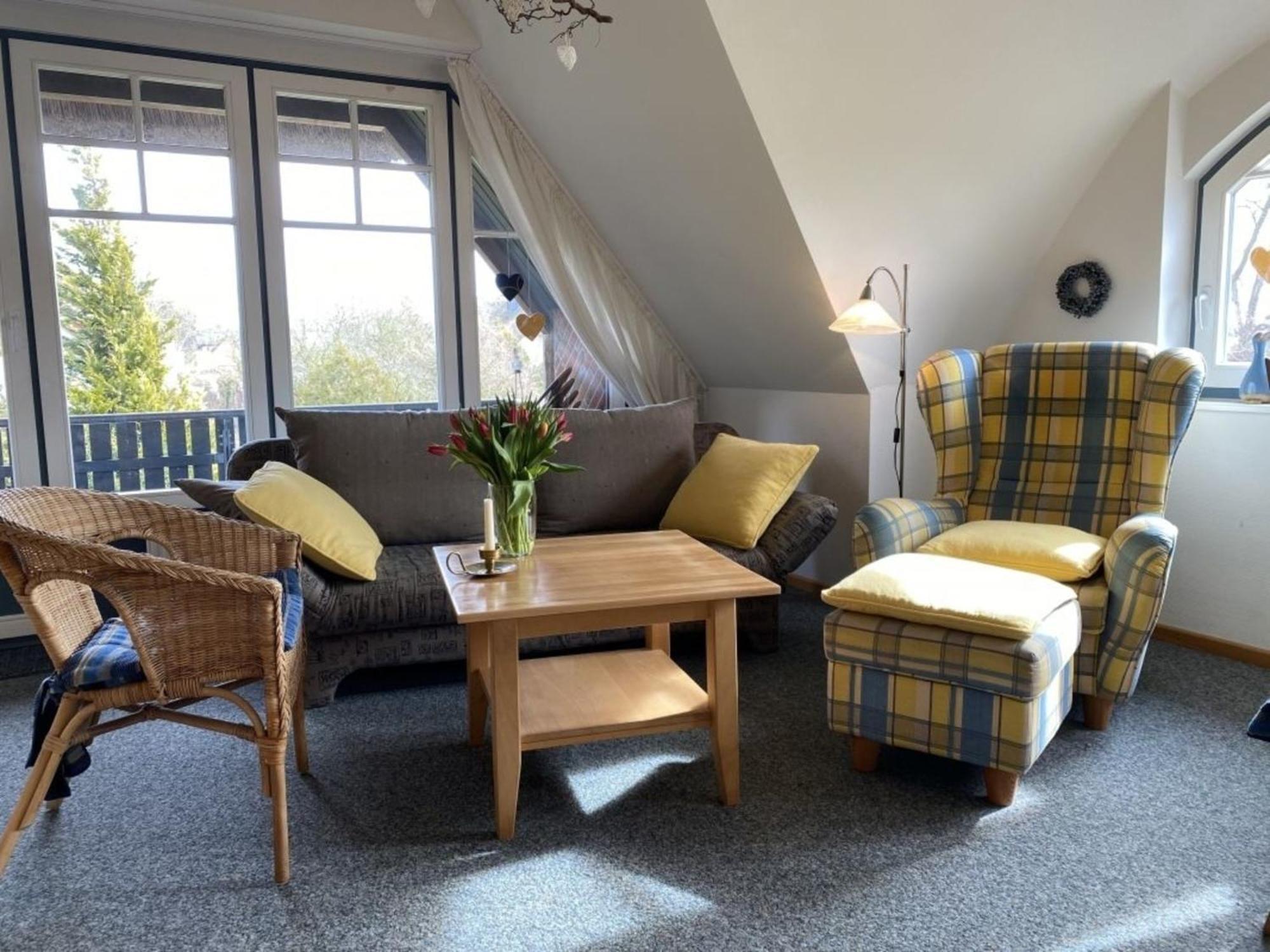 Ferienwohnung Nr 02 Og Spitzboden Born Kültér fotó
